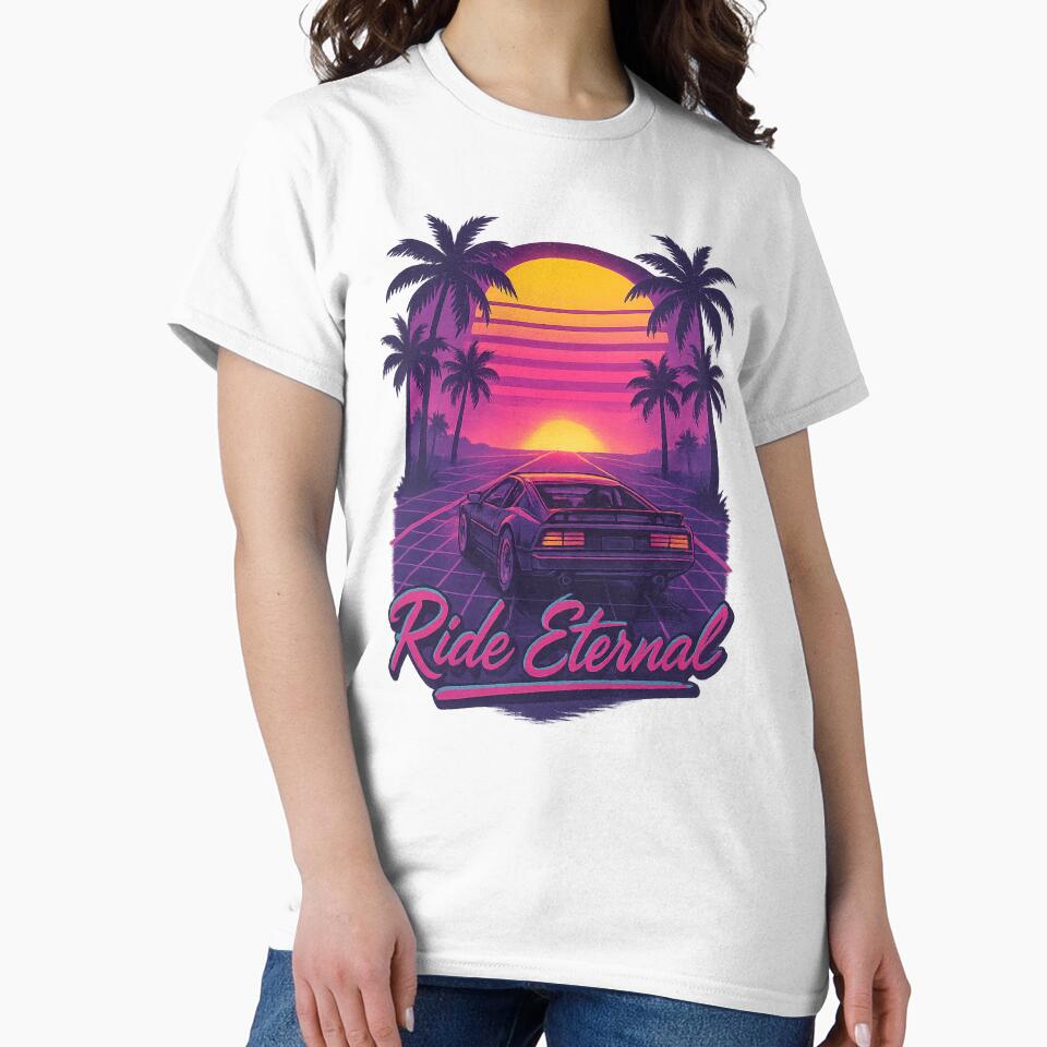 Ride Eternal – Retro Sunset Car Drive by Little--Core