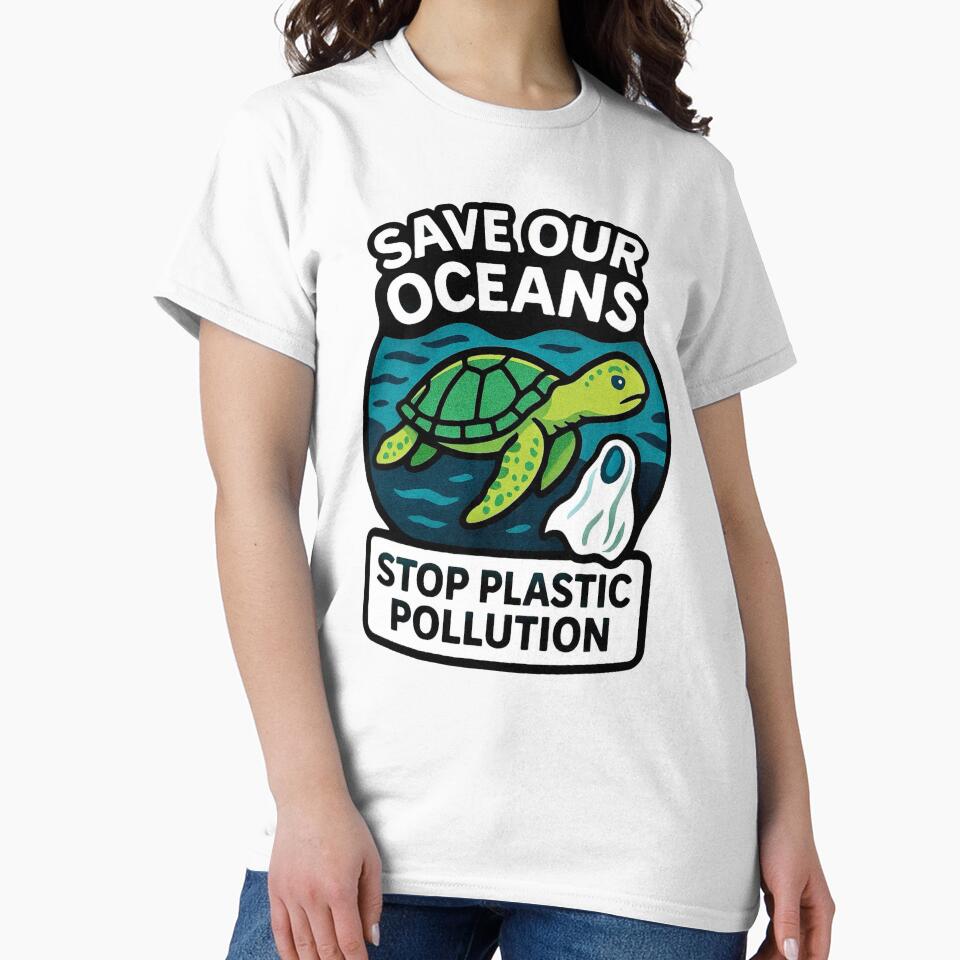 Save Our Oceans - Stop Plastic Pollution by Myra365Art