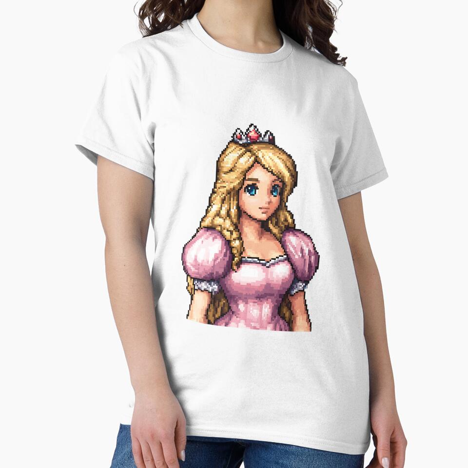 Retro Pixel Art: 8-bit Princess by bapupa