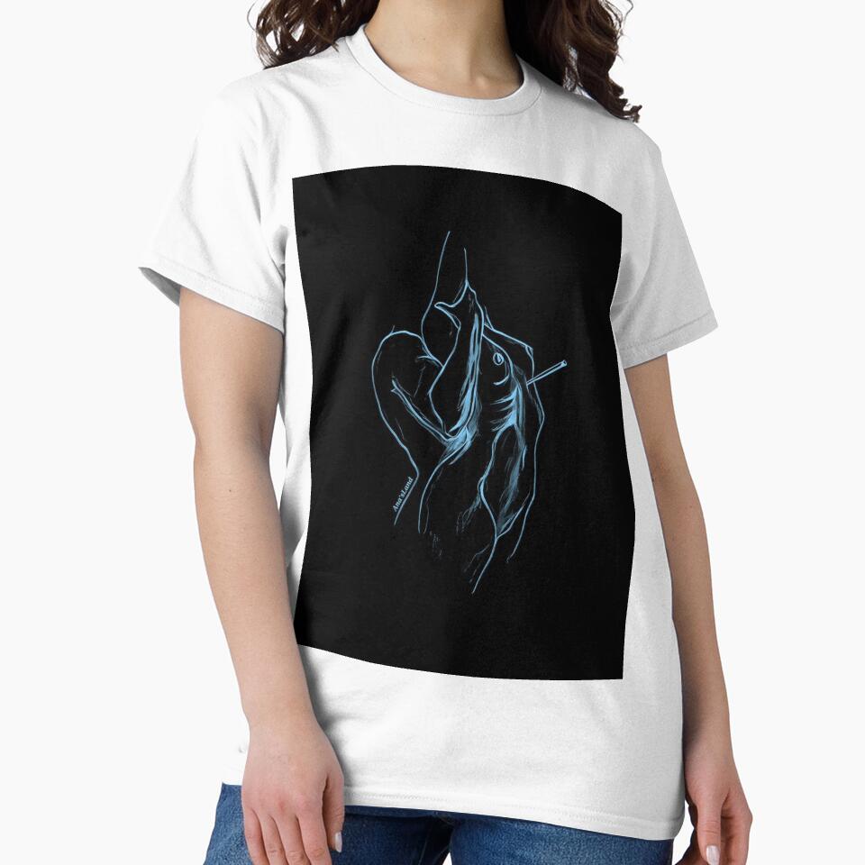 Minimalist drawing - Contemporary feminine figure - Dramatic couple by Ana'sLand