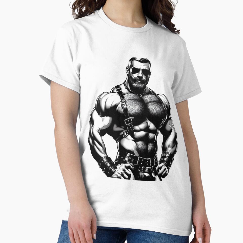 Limited Edition Maverick: Gay Berlin Leather Daddy Bear Wallart Graphic Design by ItsAKinkThing