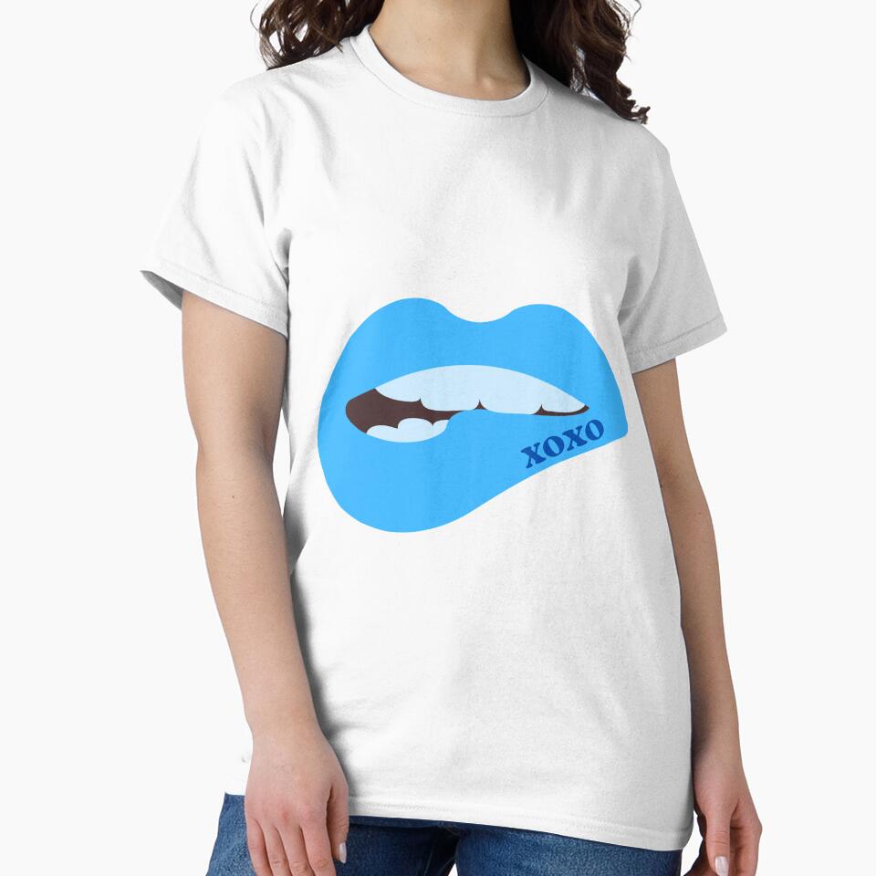 Preppy XOXO blue lips by SUUSCK ★
