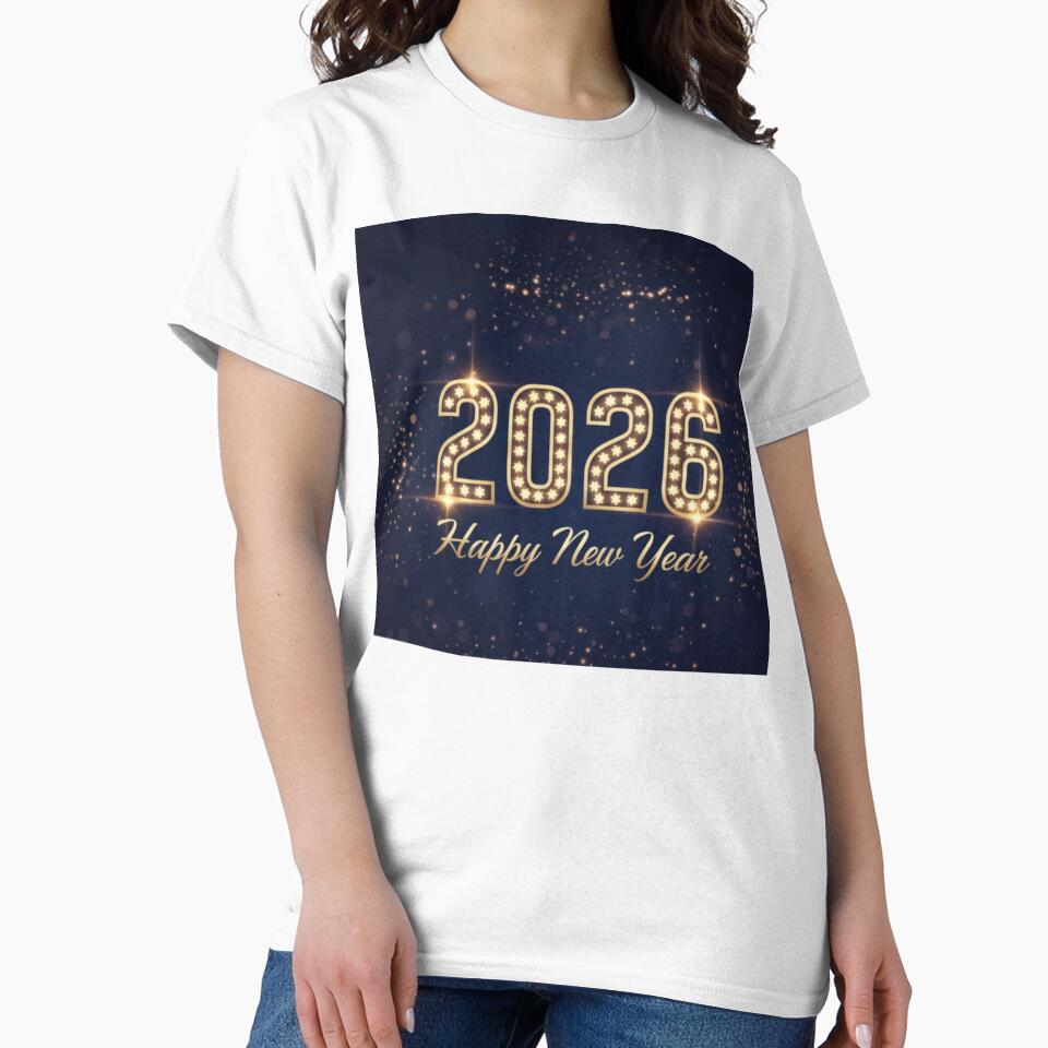 Happy New Year 2026: Sparkling Gold Celebration by ZyVoAli