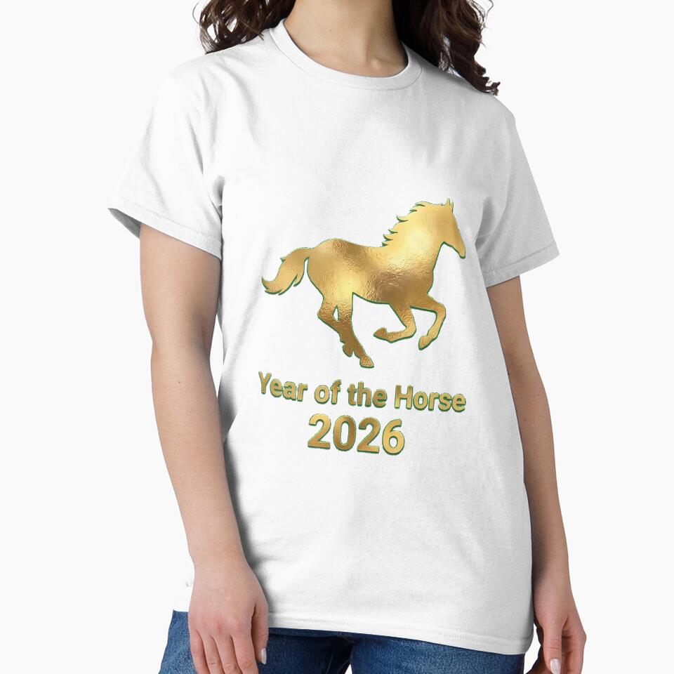 Golden Year of the Horse 2026 - Chinese Zodiac Lunar New Year by platooz