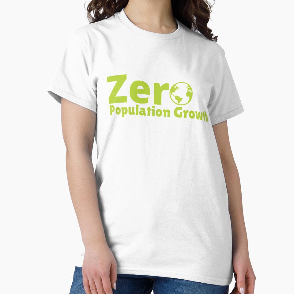 Zero Population Growth Text Design by EarthArtDesigns