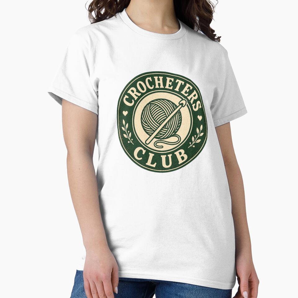 Crocheters Club Vintage Badge by EastEndTownie