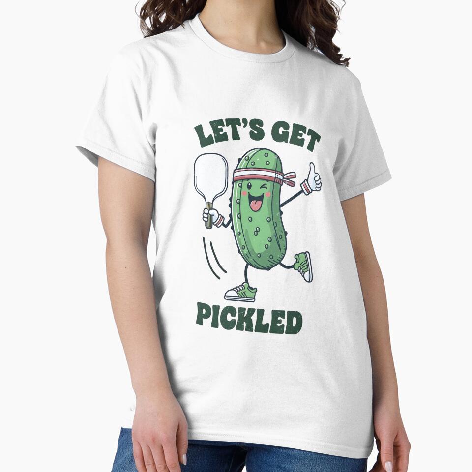 Let's Get Pickled Cute Pickle Character by HowToCanadian