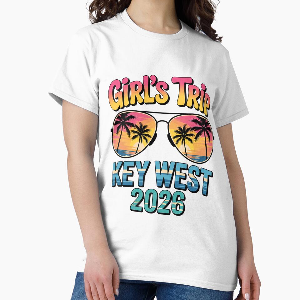 Girl's Trip Key West 2026 Summer Vacation Sunglasses by HudsonErik