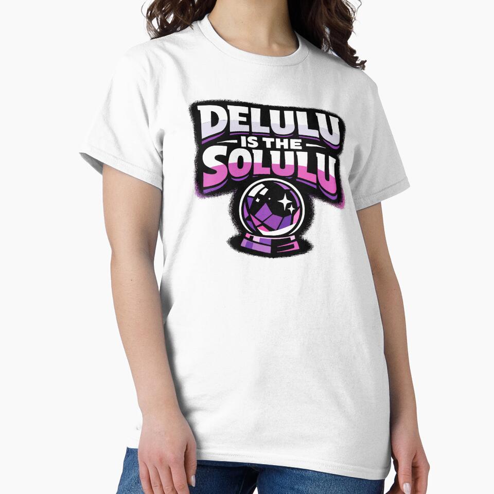 Delulu is the Solulu - Manifestation Street Art by xmoudx
