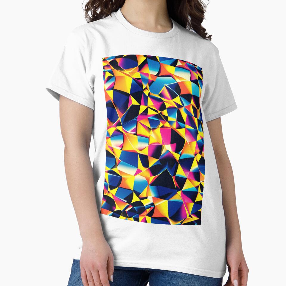 Vibrant Fractured Neon Geometric Chaos by weirdfishes123