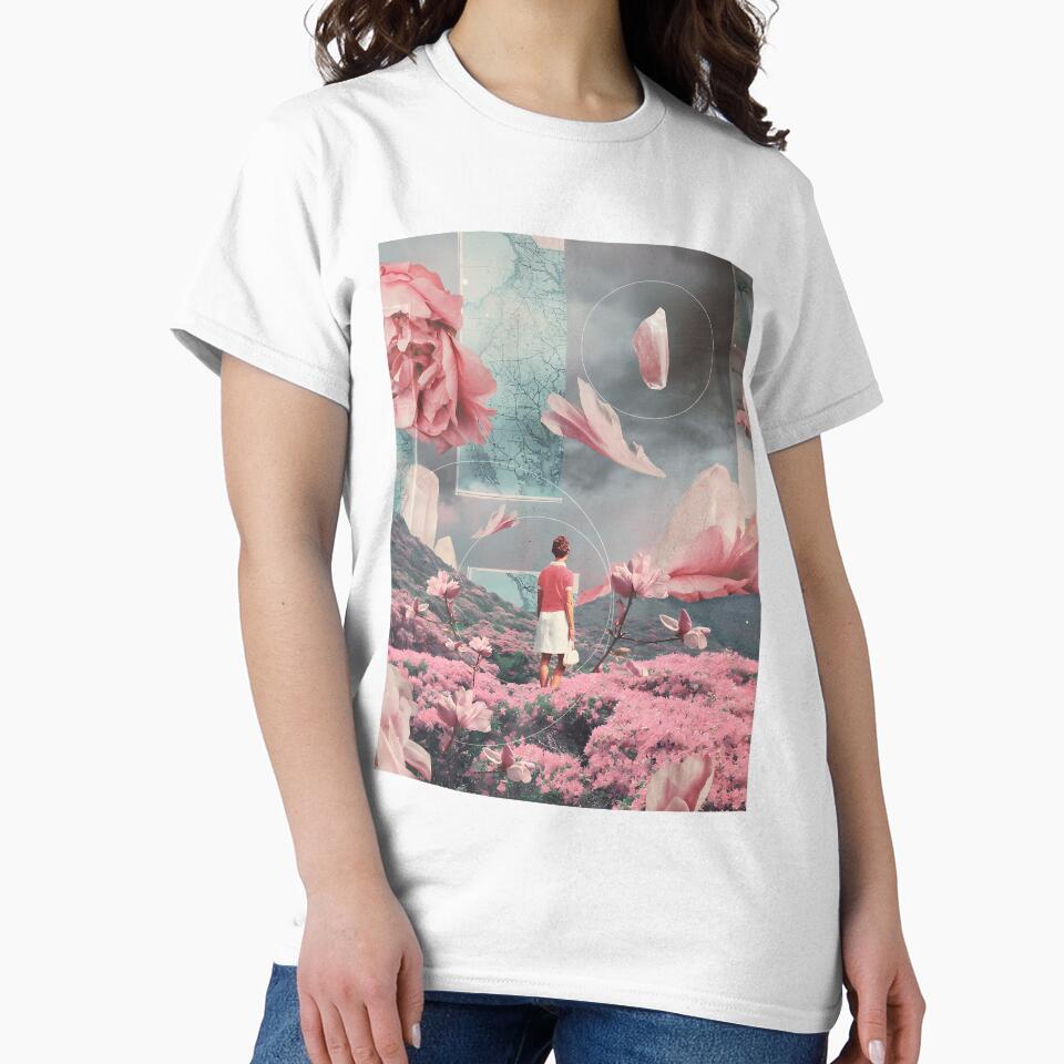 Surreal Pink Landscape Giant Rose Art by oundzcxem96