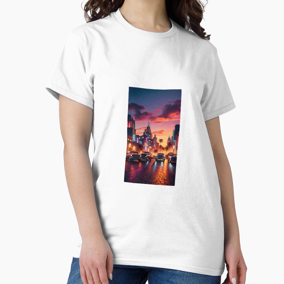 Sunset Boulevard: Chromatic Horizons by DreamAlongArt