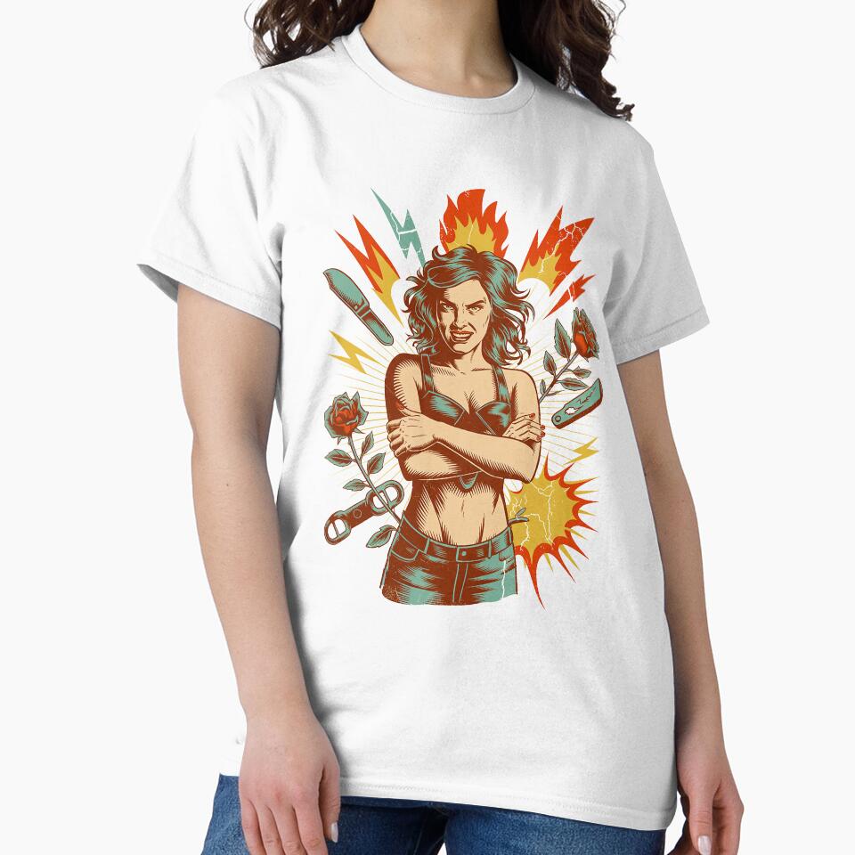 Retro Dangerous Woman by Amanda's Factory
