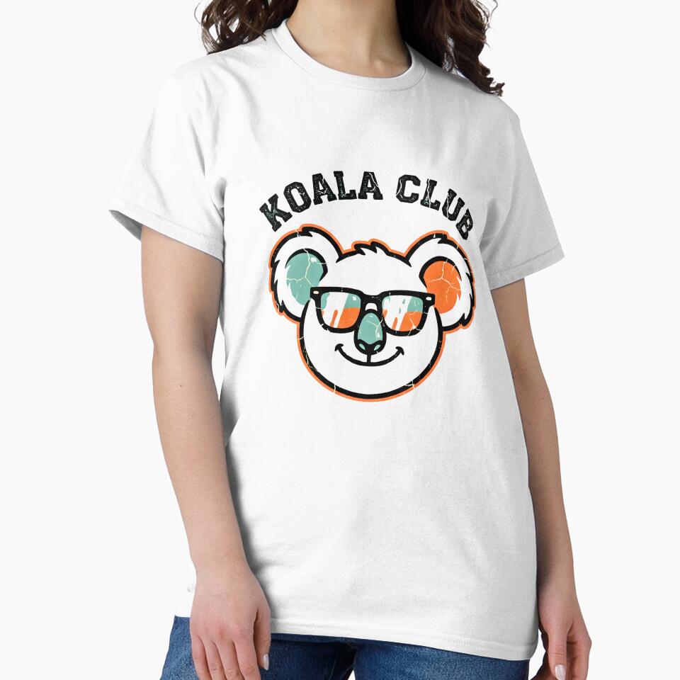 Koala Club Cute Mascot Logo Design by Koalangel