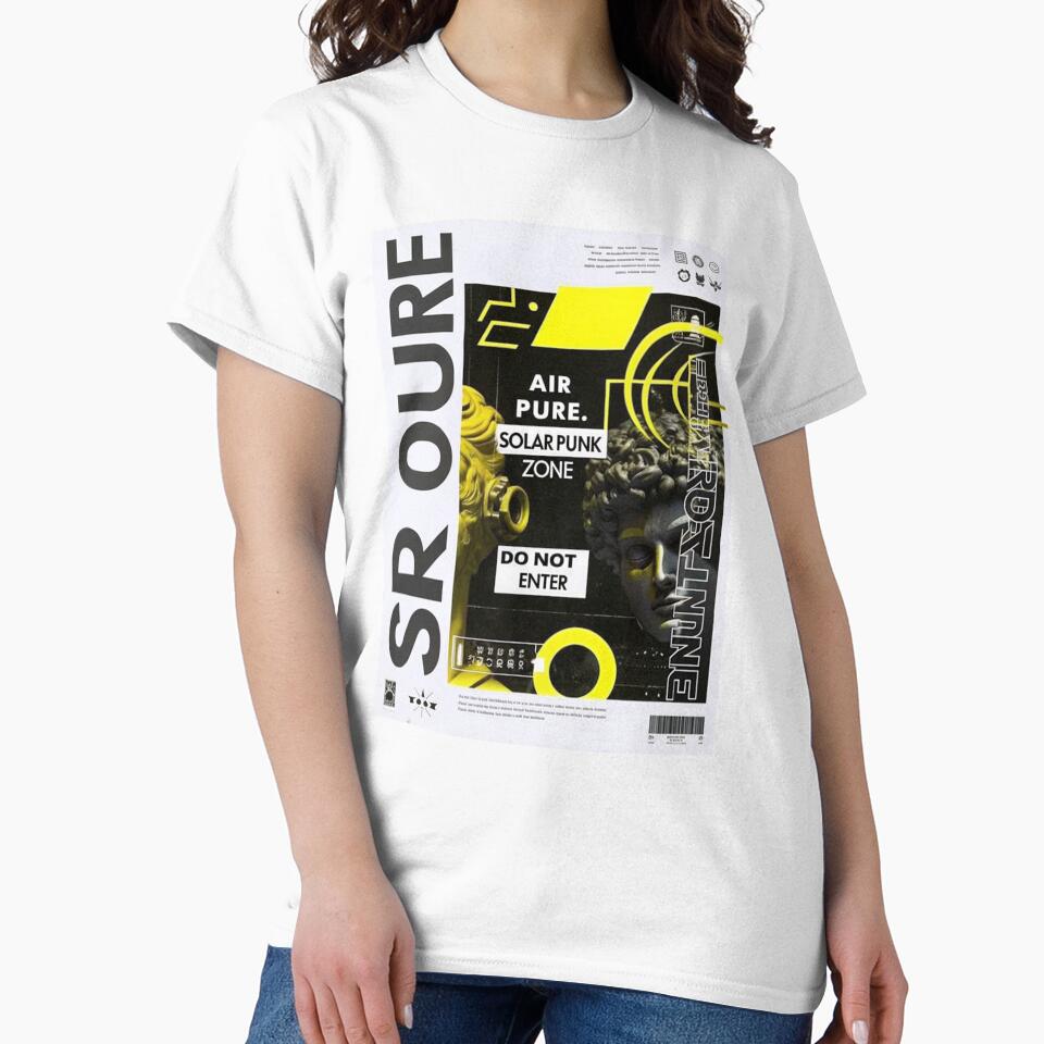 Solarpunk Poster Pure Zone by Raw-Ink