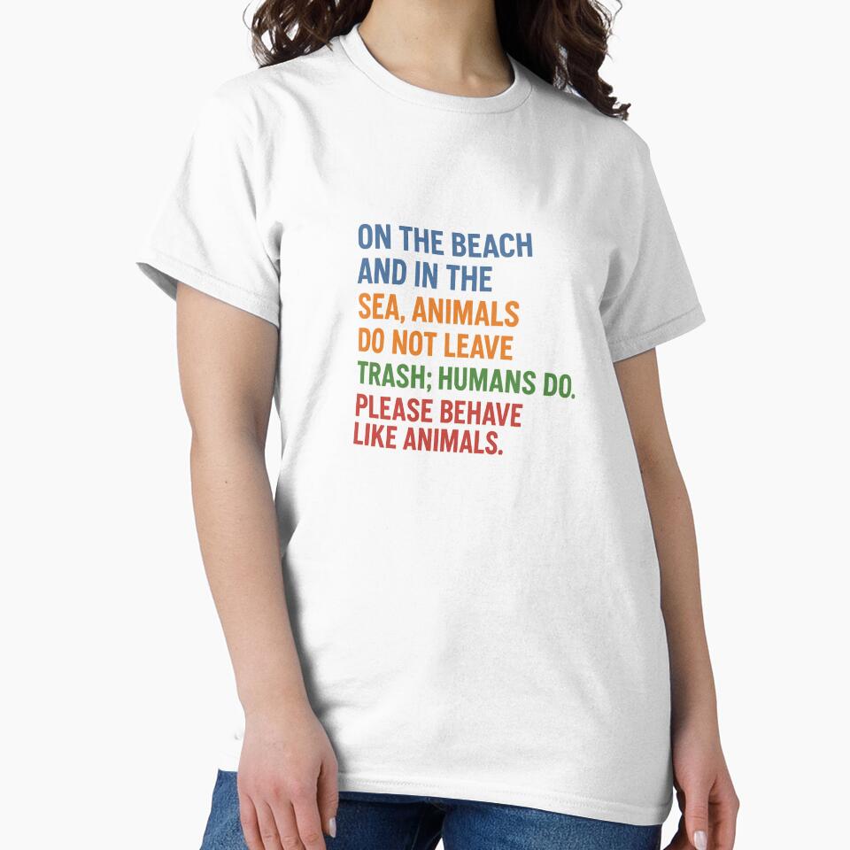 Beach Clean Up Quote – Environmental Ocean Conservation Typography Design by Fleetwood1994