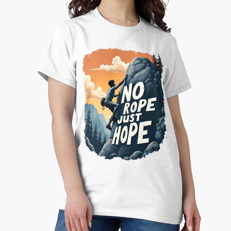 No Rope Just Hope by PerkzPrints