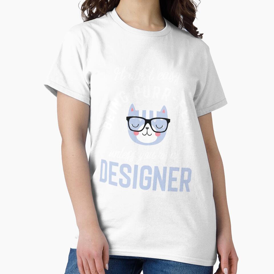 Designer Cat Lover Gifts - It ain't easy being Purr Fect by betternotes