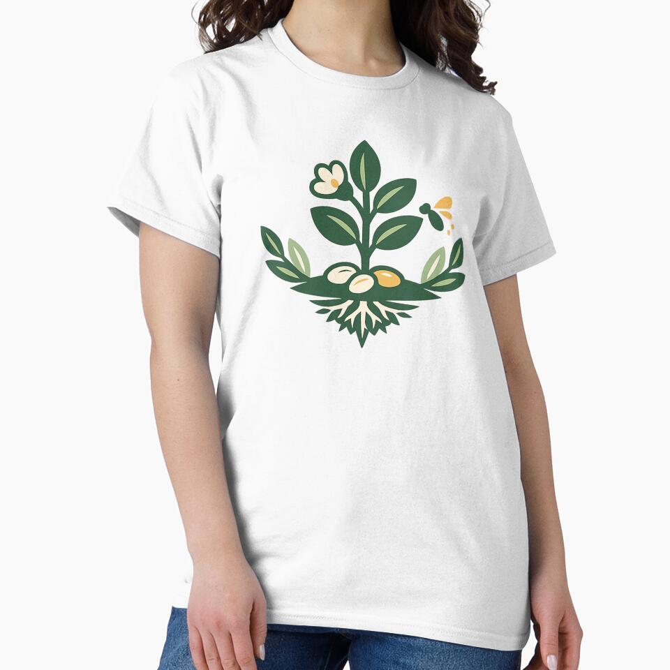 Pollinator Garden Lover Botanical Design by Corvoria