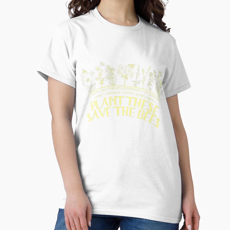 Plant These Save The Bees Shirt Flowers Bee Lover by josephpeti