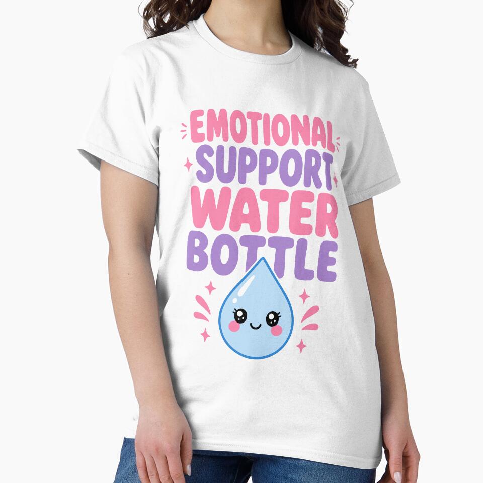 Emotional Support Water Bottle Funny Hydration Meme by JackCurtis1991