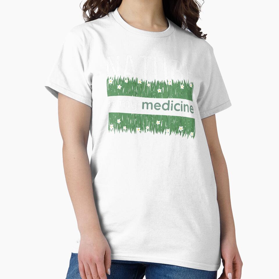 Nature Is My Medicine, Herbal Medicine, Herbs, Herbalism, Vintage, Distressed by HelenGie