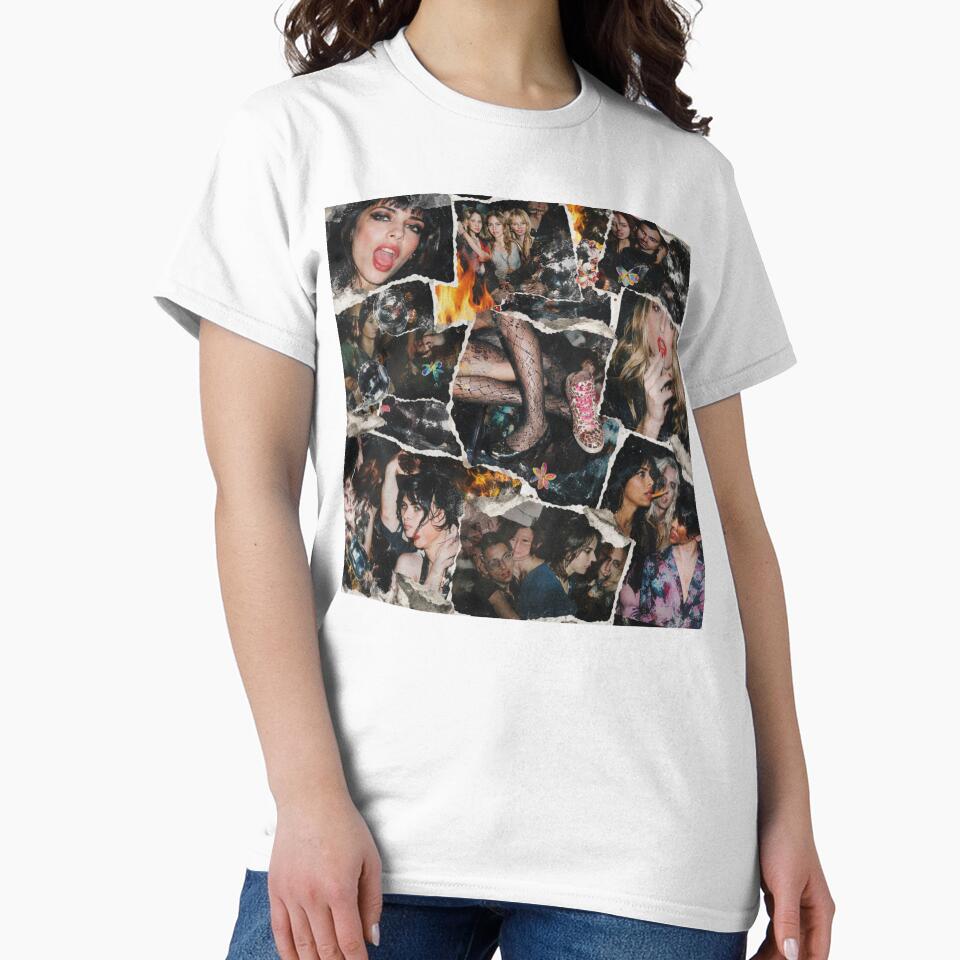 Indie Sleaze Chaotic Collage - Messy Y2K Tumblr DIY Raw Aesthetic T-Shirt by goodcrystals