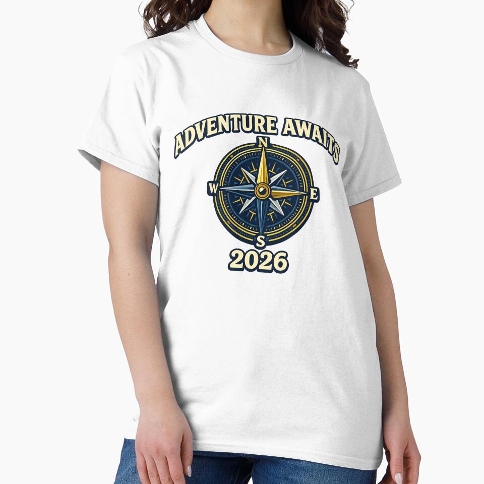 Adventure Awaits 2026 Graduation Compass by PunchDrop