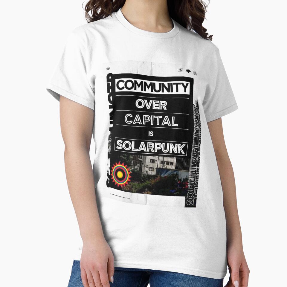 Solarpunk Poster Community by Raw-Ink