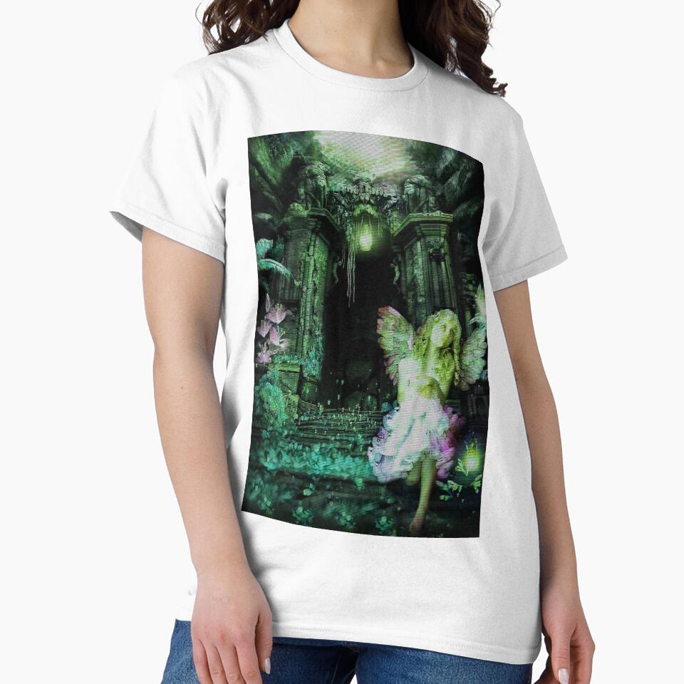 Ethereal Fairycore Cathedral-Green by BioDigital-Jazz