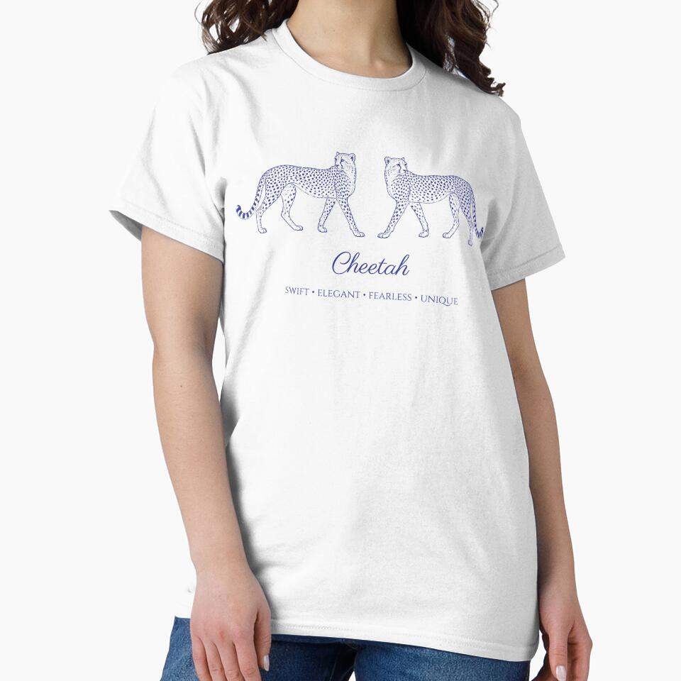 Vintage Cheetah Wildlife Graphic by ValMaDesign