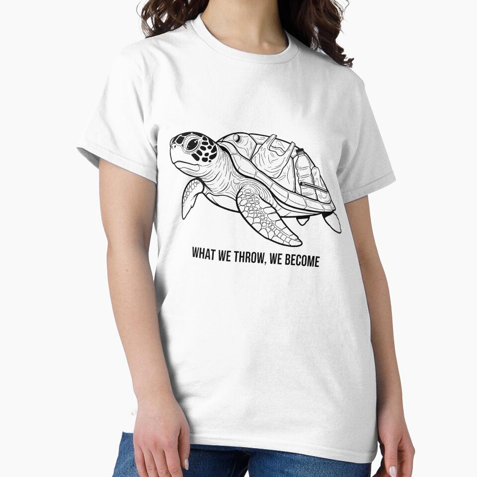 What We Throw We Become Plastic Pollution Art by zoughlal