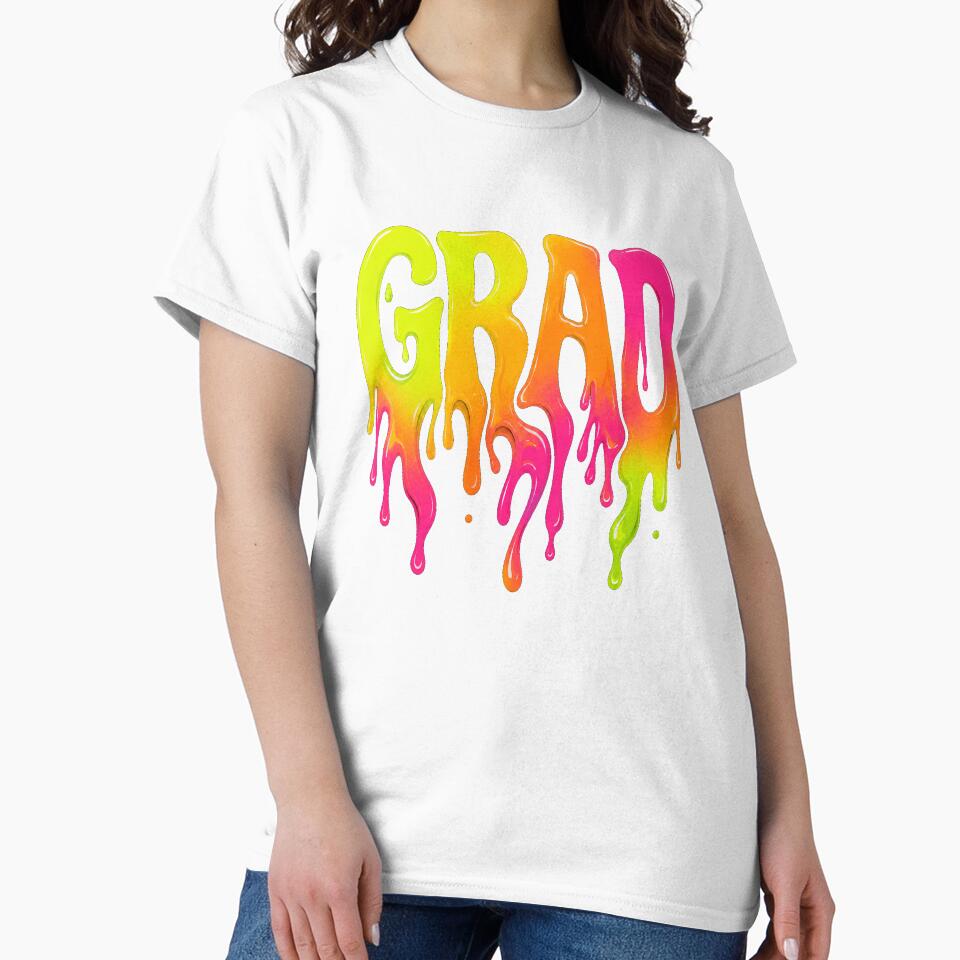 Psychedelic Melting Liquid Typography GRAD 2026 by AnkitCreates
