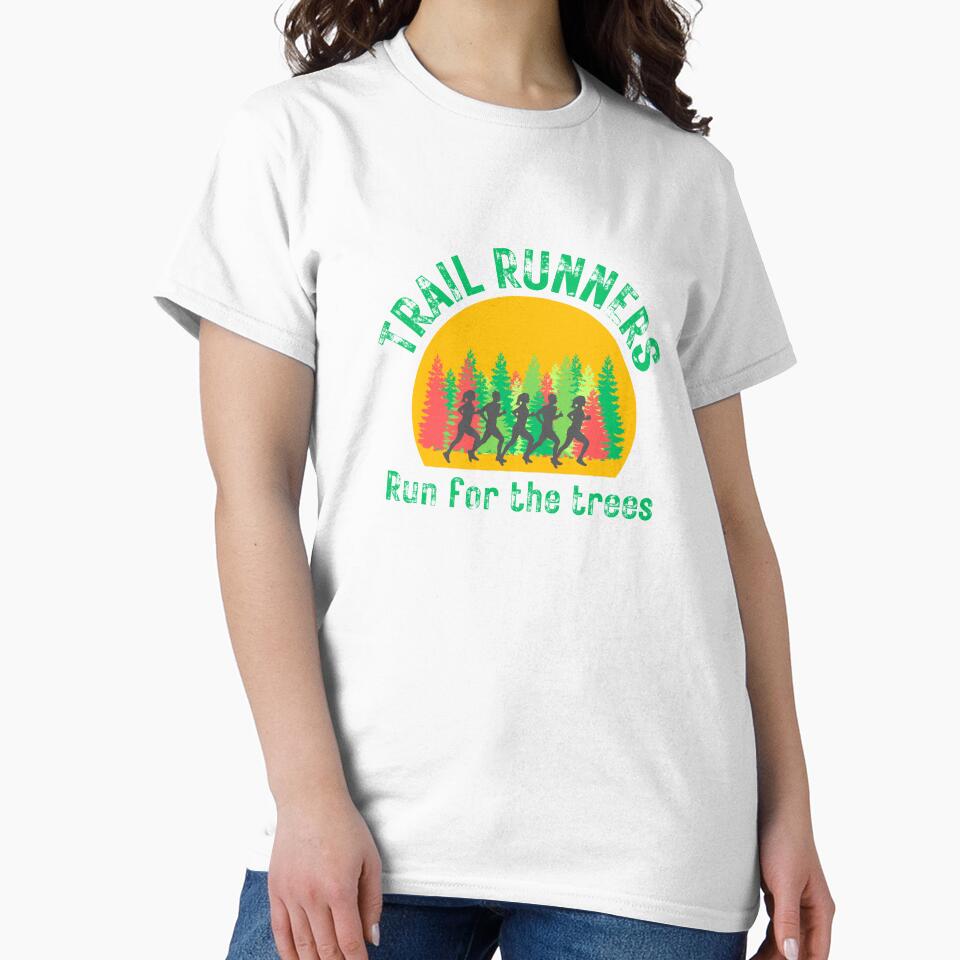 Trail runners run for the trees by Unrelateddesign