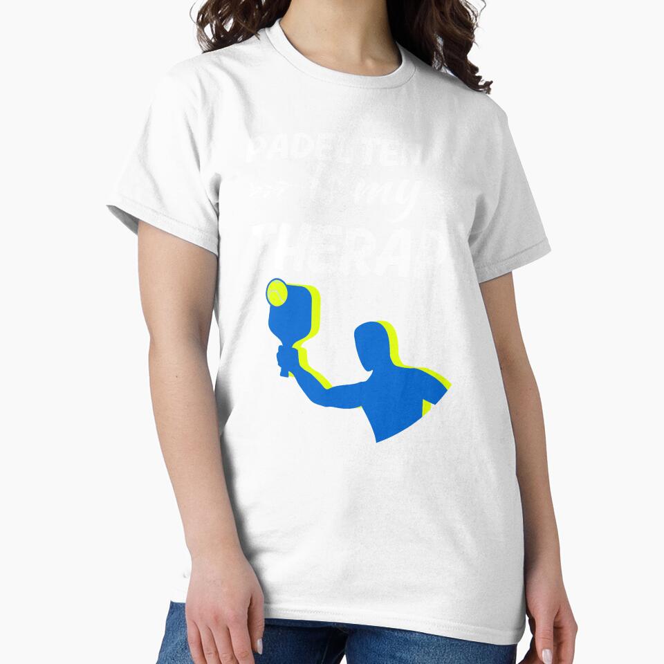 Padel tennis is my therapy, funny padel or paddle tennis club fan lover player by NBSStore