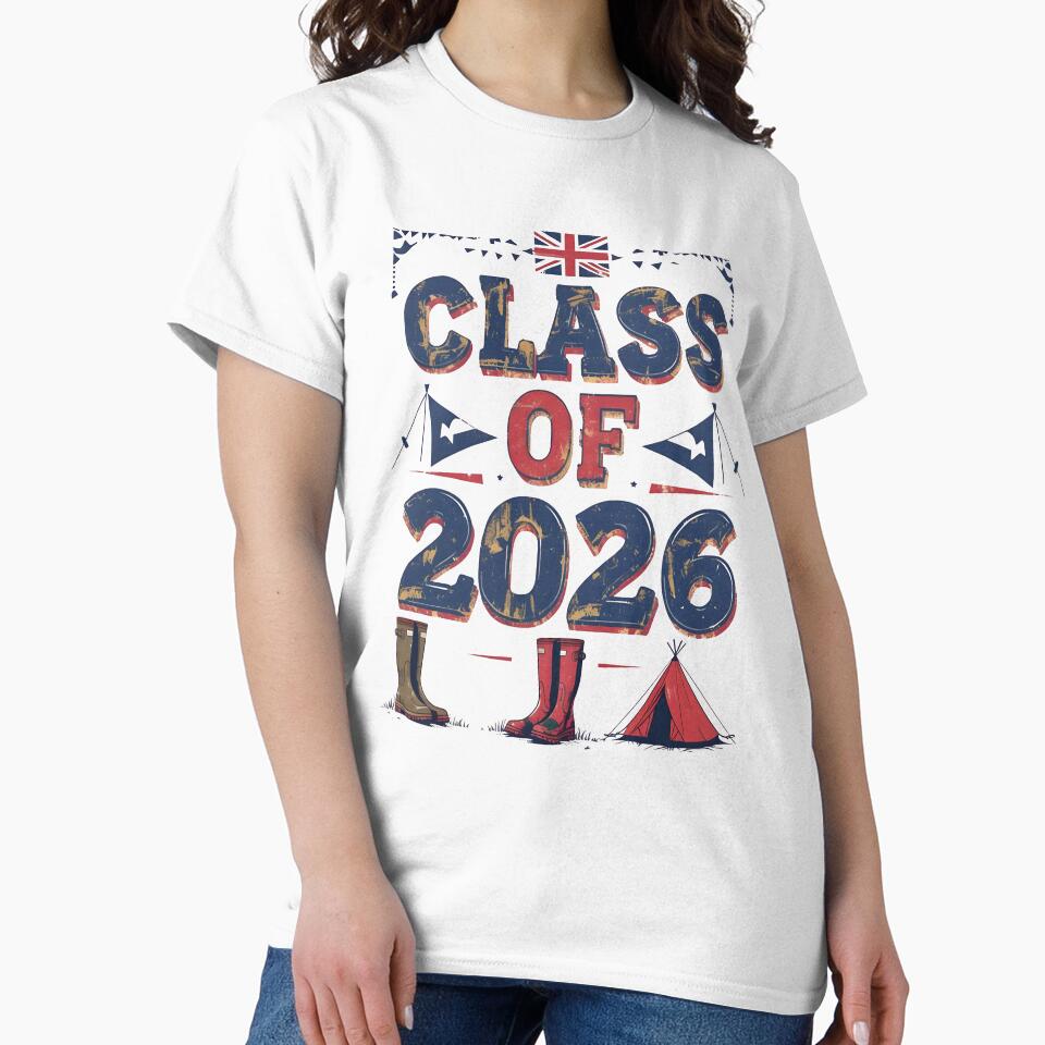 British Campers "Class of 2026" Graduation UK Flag by DarylWelsh2024