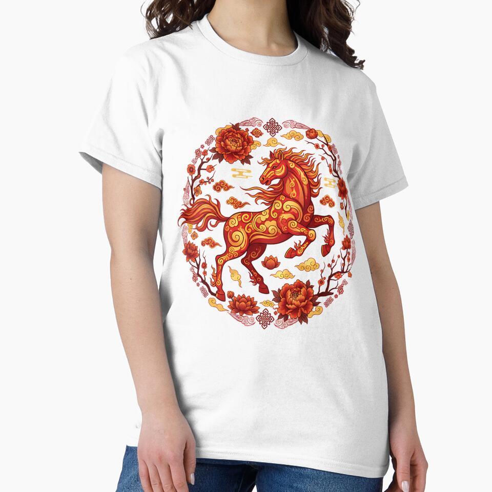 Fire Horse Lunar New Year by Nacho Average Designs