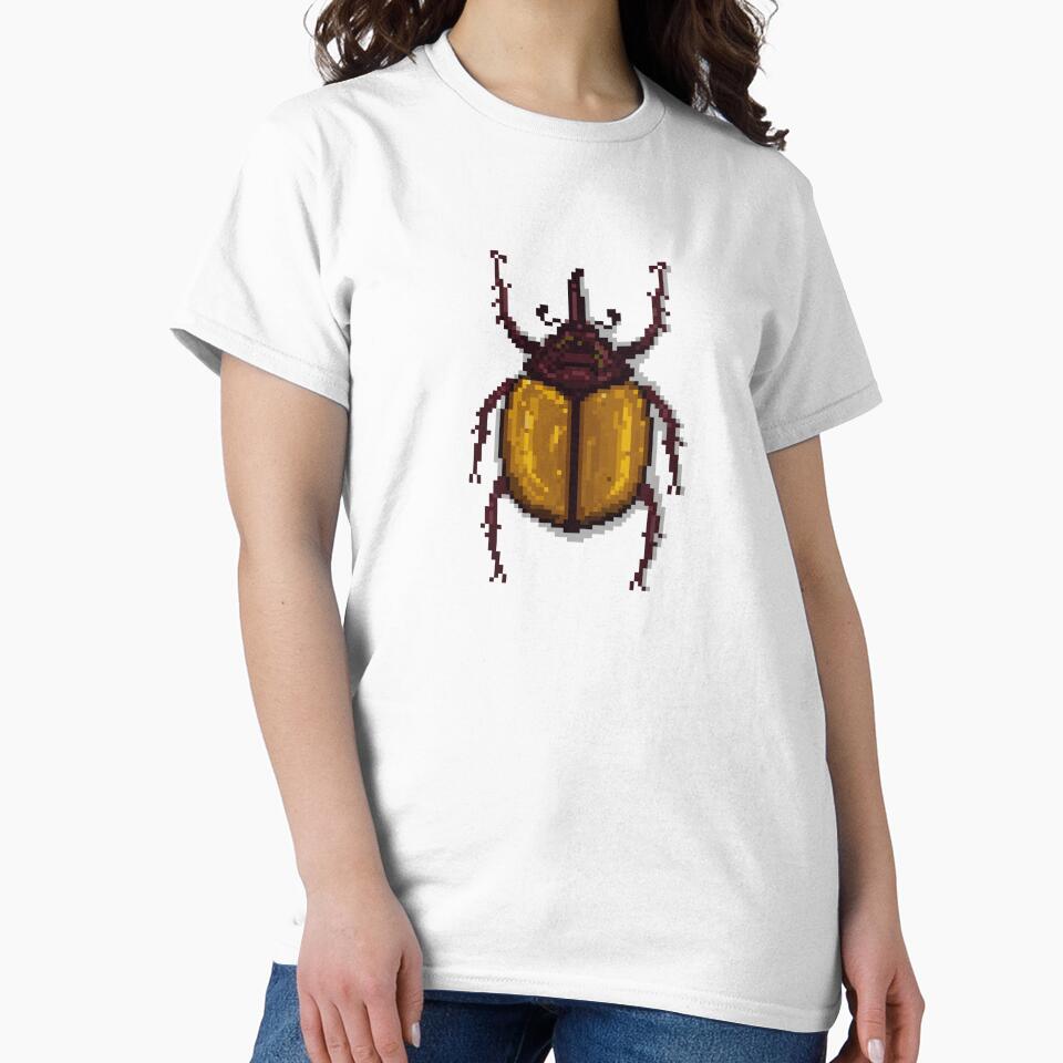 Pixel art beetle nº 55 by Kanistamps