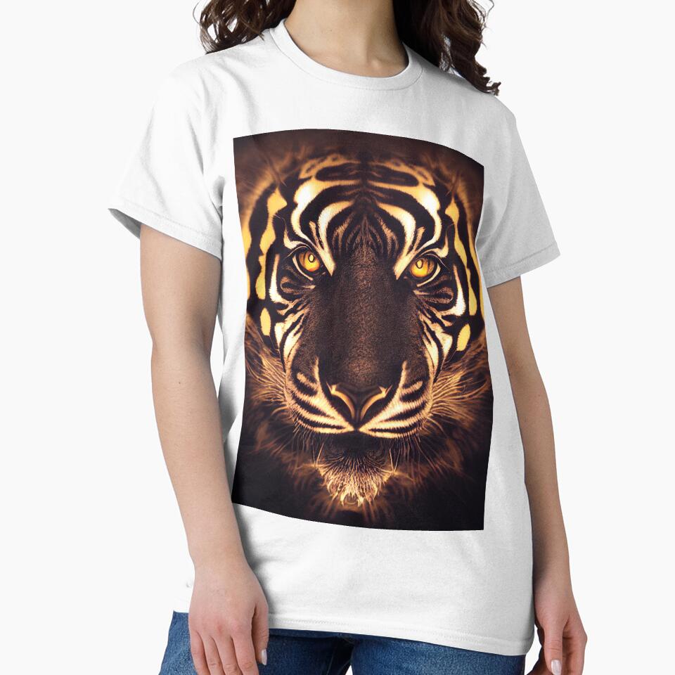Tiger portrait by AI1artist