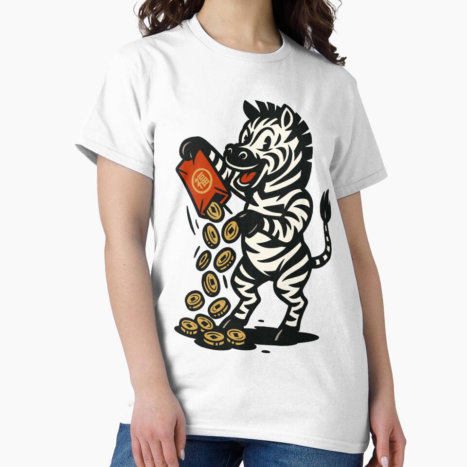 Lunar New Year Lucky Zebra by Ghost on Toast