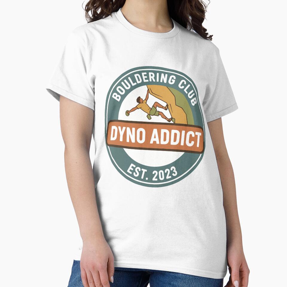 Bouldering Club Dyno Addict Est. 2023 by LuminOrb