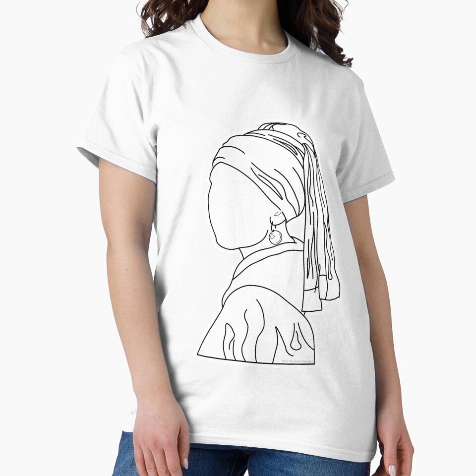 Modern Girl with a Peal Earring by Hailey  Reynolds