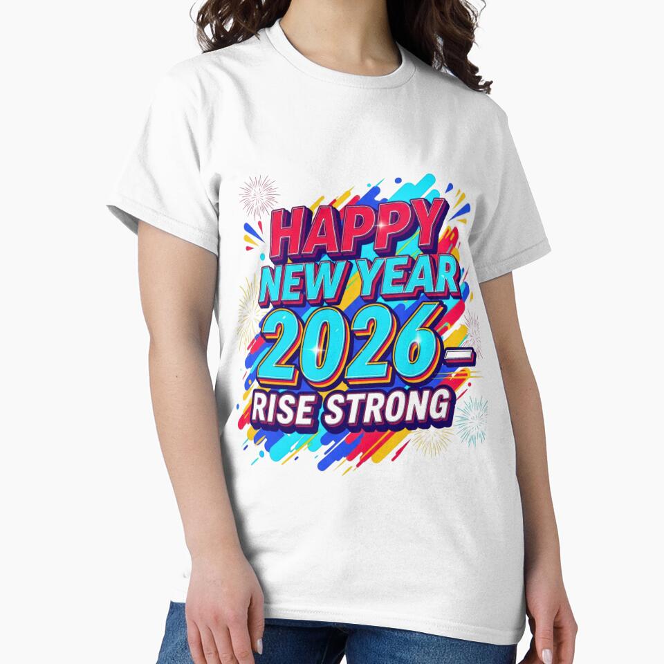 Happy New Year 2026 | Rise Strong Celebration Pop Art by lojadpop