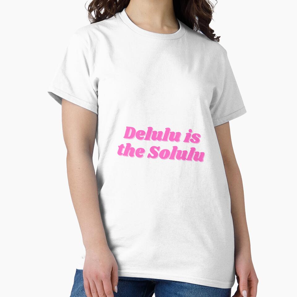 Delulu is the Solulu pink by Funky Penguin