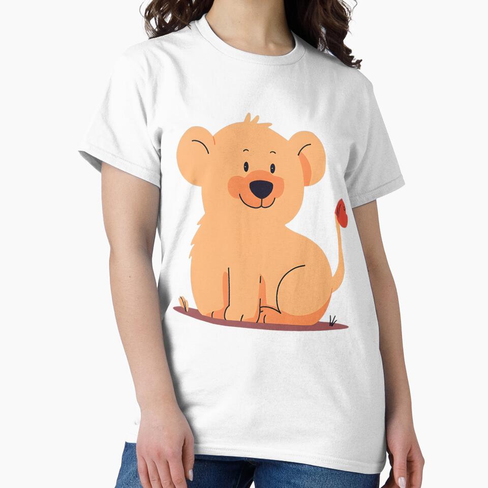 Cute Cartoon Lion by Kavya Art