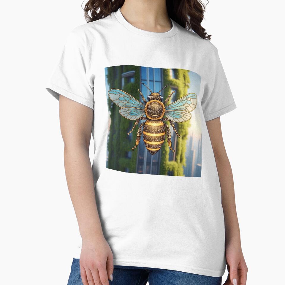 Solarpunk Tech Bee by MintedMinds