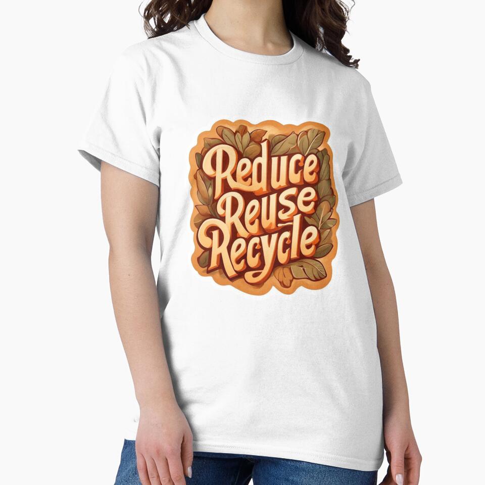 "Reduce, Reuse, Recycle" Retro Style  Premium Cool Trendy Best Gift by Imaginarium of Chaos falcon88