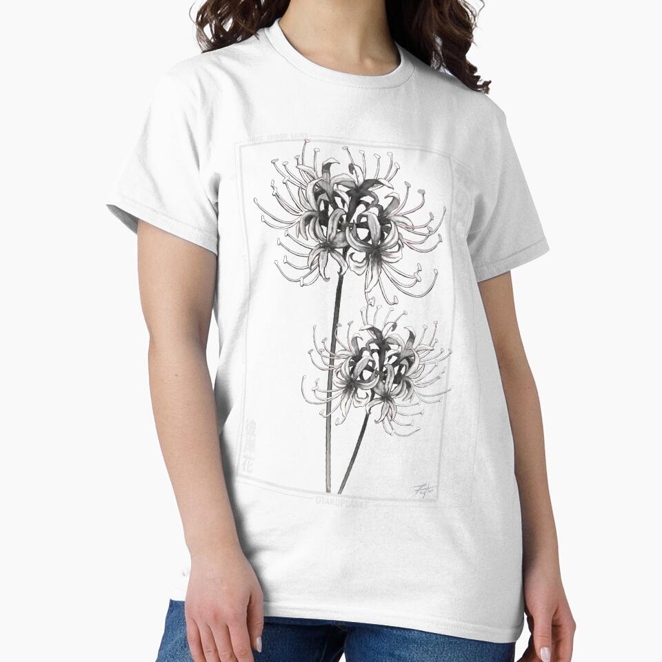 japanese white spider lily aesthetic by Otakuniverse