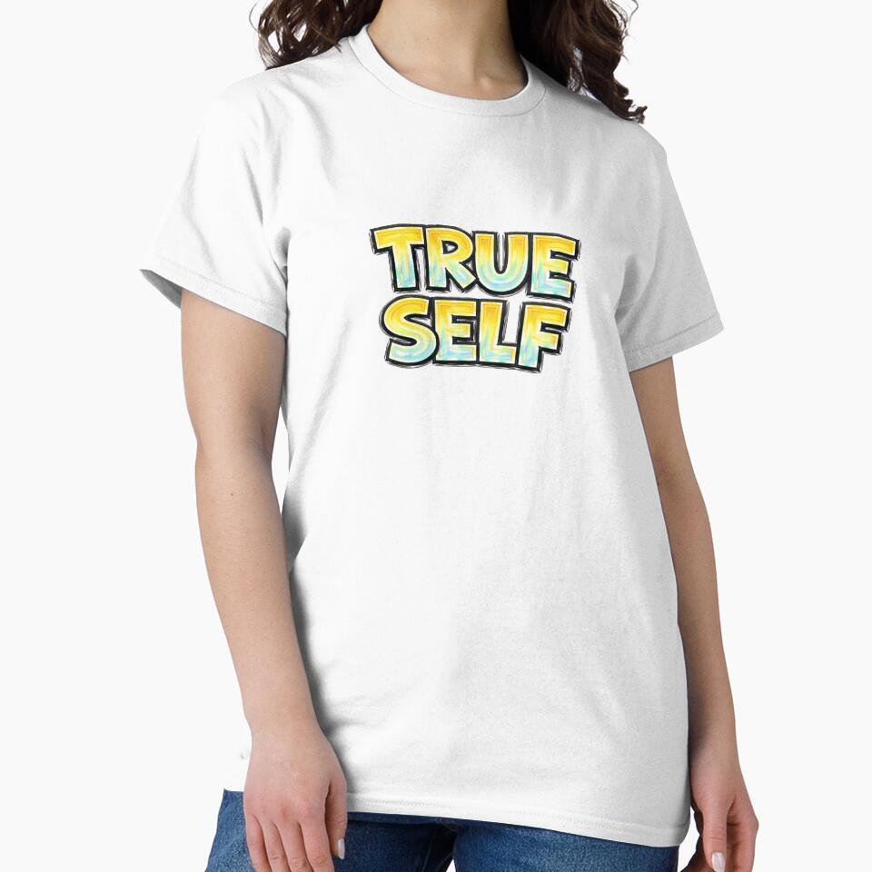 True Self – Hand Drawn Childlike Typography by Mac Sketches