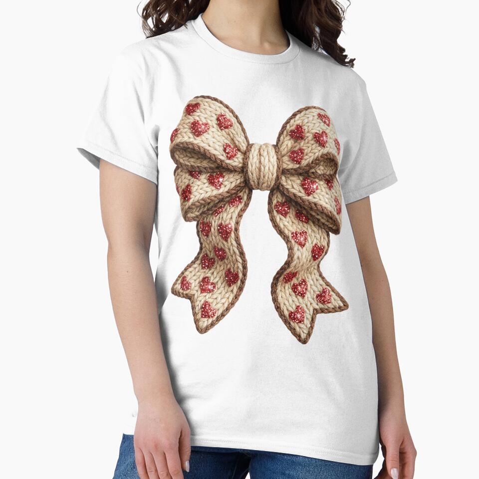 Faux Yarn Coquette Bow Valentine XOXO by minlik